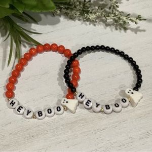 Hey Boo Halloween Custom Bracelet
